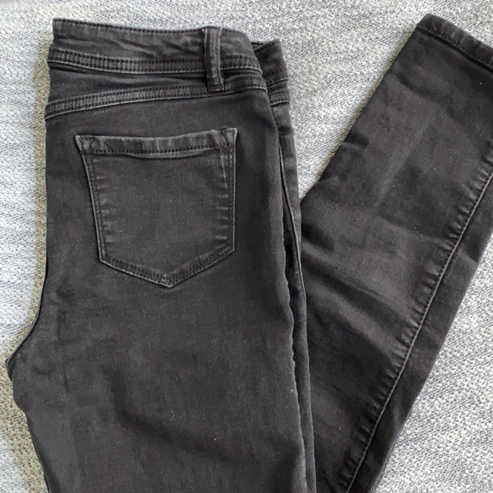 Blue spice black jeggings mid rise